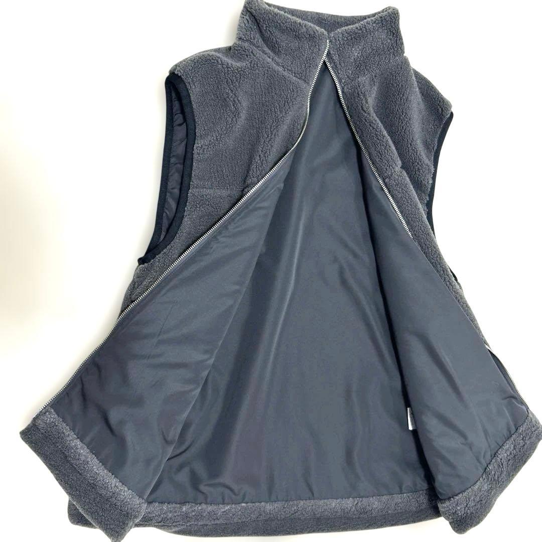 【タグ付】スローブイエナ定価17600円ボアスタンドベスト　グレー