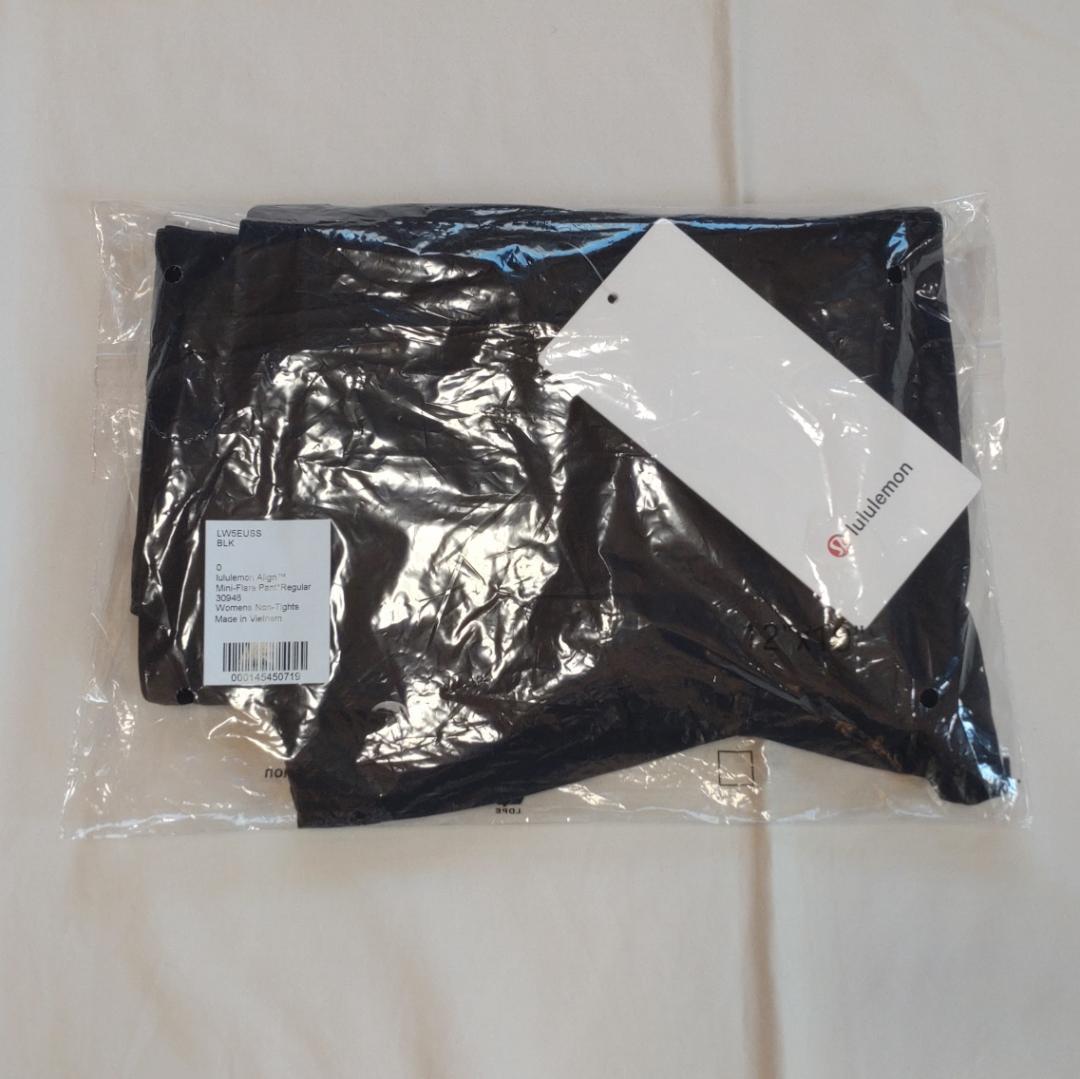 完売希少★新品 lululemon アライン ミニフレア レギンス ブラック 0
