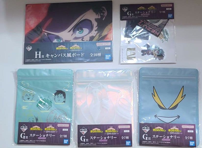 一番くじヒロアカ 紡がれる想い A賞緑谷出久 フィギュア F賞2個 下位賞セット