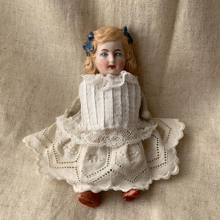 ミニョネット ビスクドール ドイツ 刻印　アンティーク オールビスク Doll