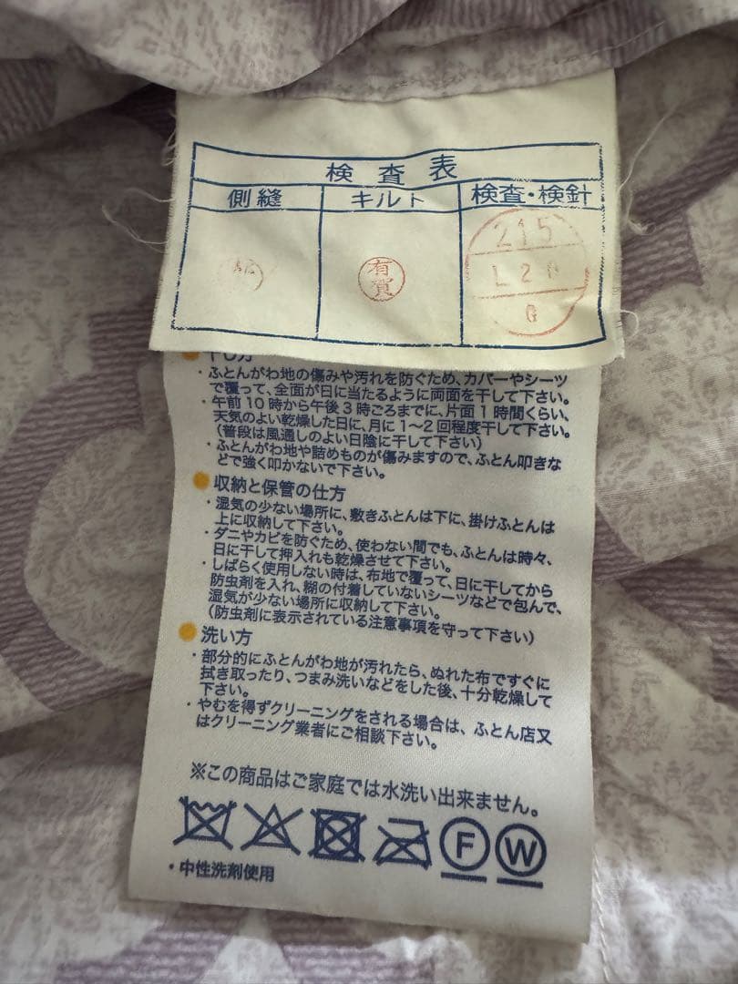 西川 羽毛布団 210cm x 210cm ホワイトマザーダウン90%