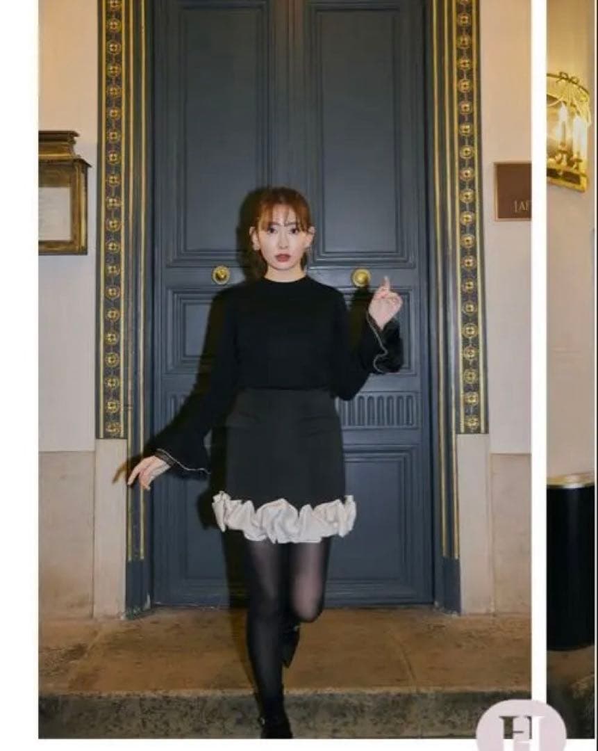 スカート her lip to Volant Mini Skirt