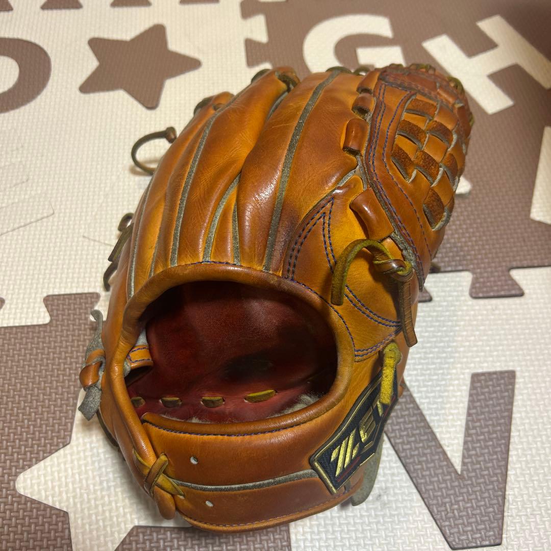 ZETT 軟式グローブ ブラウン 右投げ用　プロステータス
