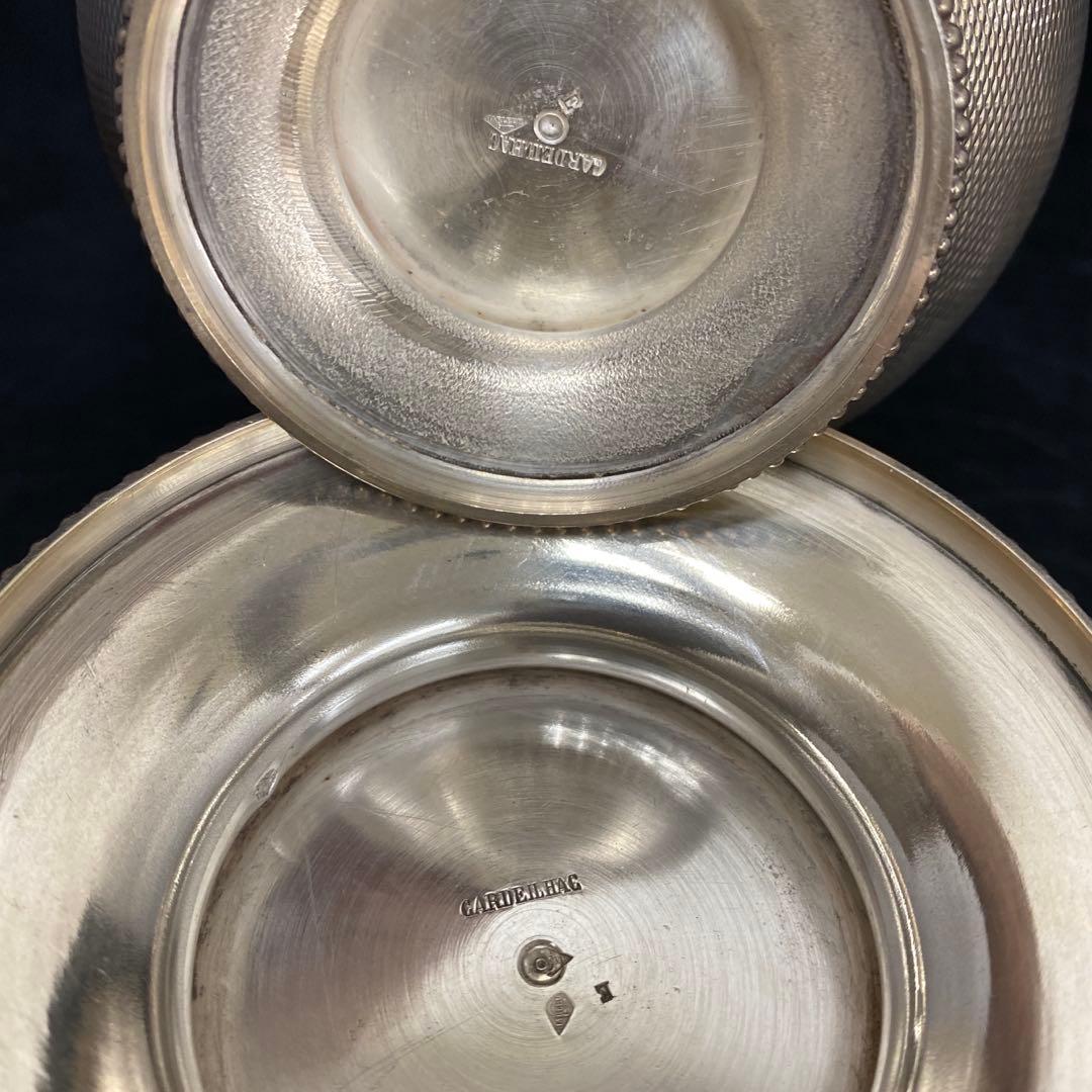 専用カルディヤック極上彫金純銀ミネルヴァホールマークポットセット1830gチコニ