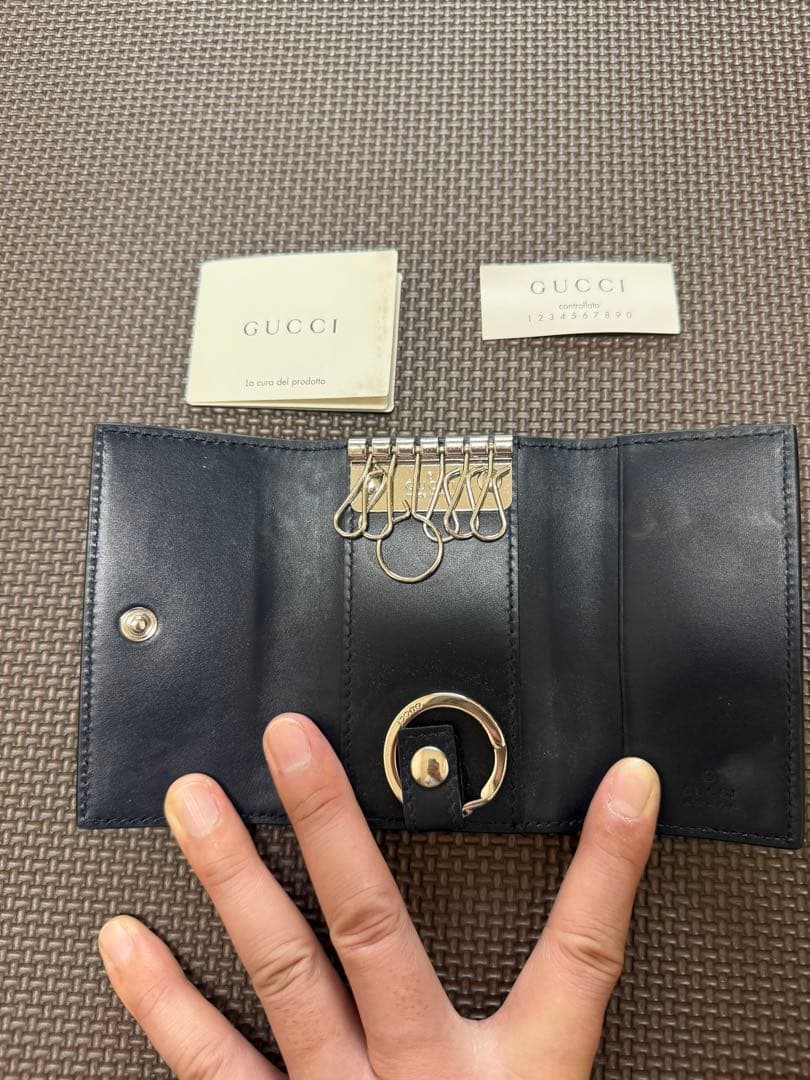 GUCCI レザー キーケース