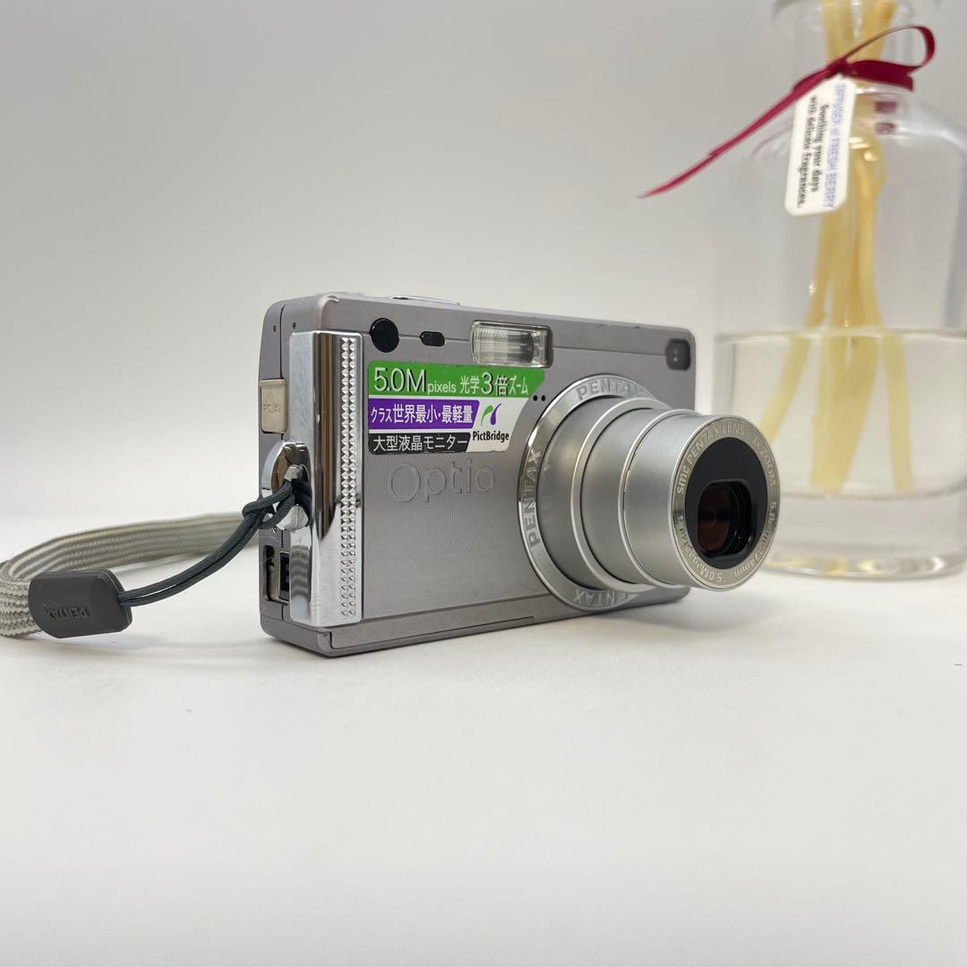 スマホ転送OK✨PENTAX Optio s5i✨動作確認済 可愛すぎるコンデジ