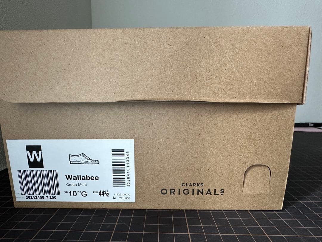 靴 STUSSY x CLARKS Wallabee UK10 SAGE