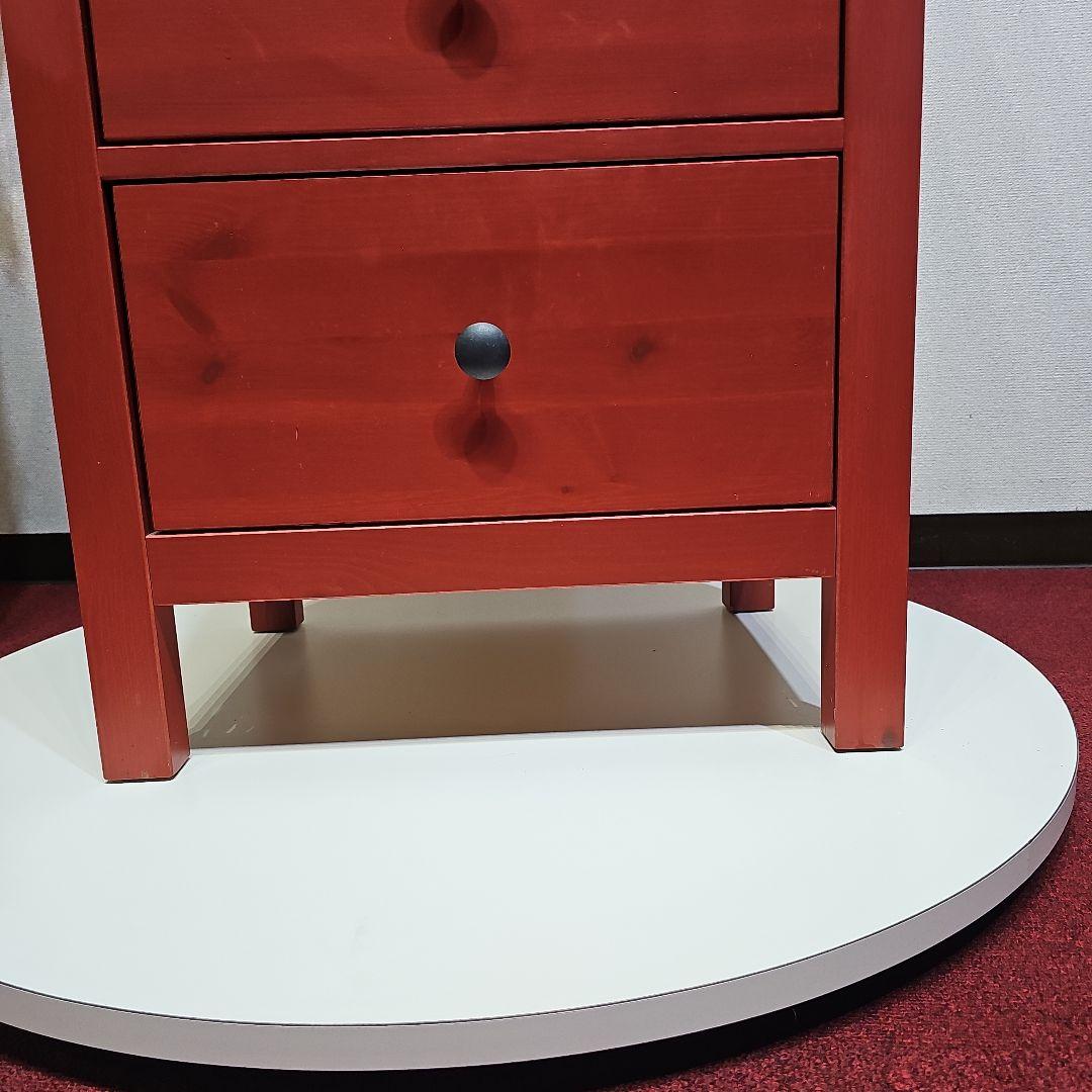 東京23区内送料無料 IKEA 廃盤 収納 タンス 赤