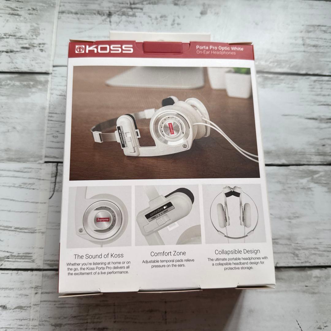 KOSS porta pro opticwhite/Supremeコラボ