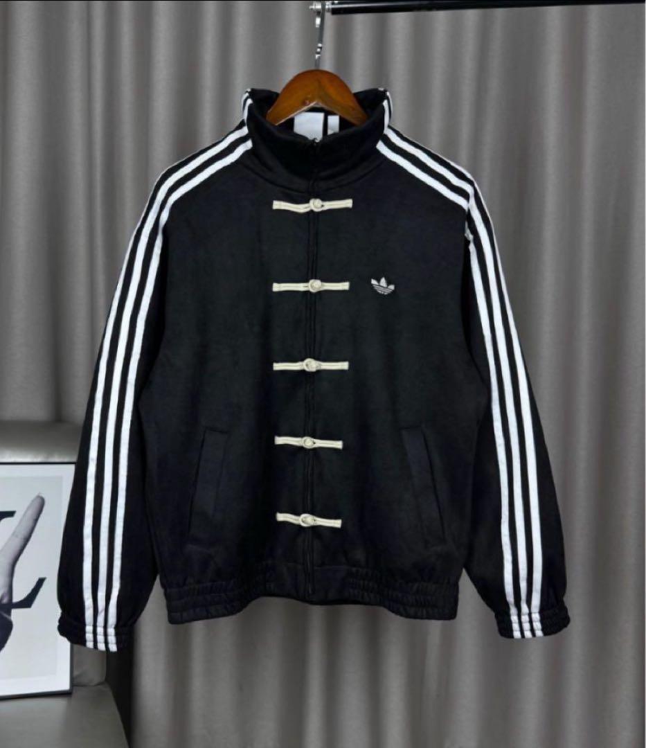 adidas アディダス 中国限定 巳年チャイナトラックジャケット ブラックL