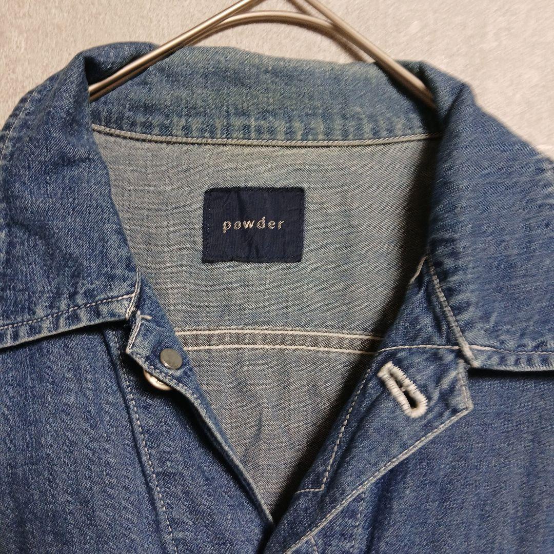 ​希少）powder 下迫秀樹 ヴィンテージ デニムジャケット Gジャン 日本製