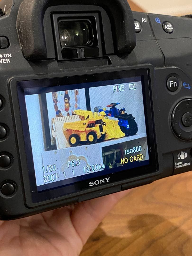 SONY α200 CCDデジタル一眼 タムロン　広角望遠18-200 動作品