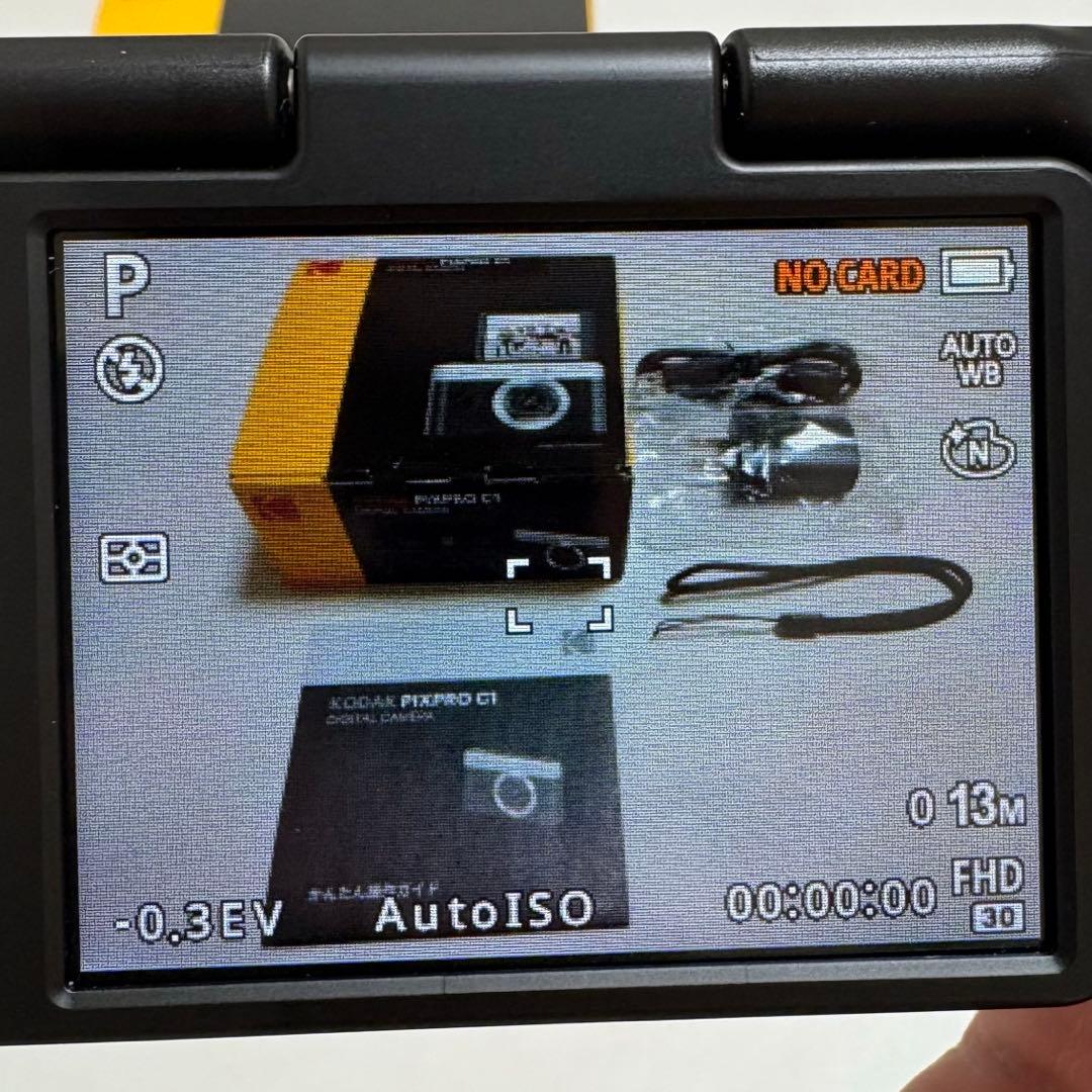 【美品・おまけ付き】KODAK PIXPRO C1 ブラック　デニム風ポーチ付き