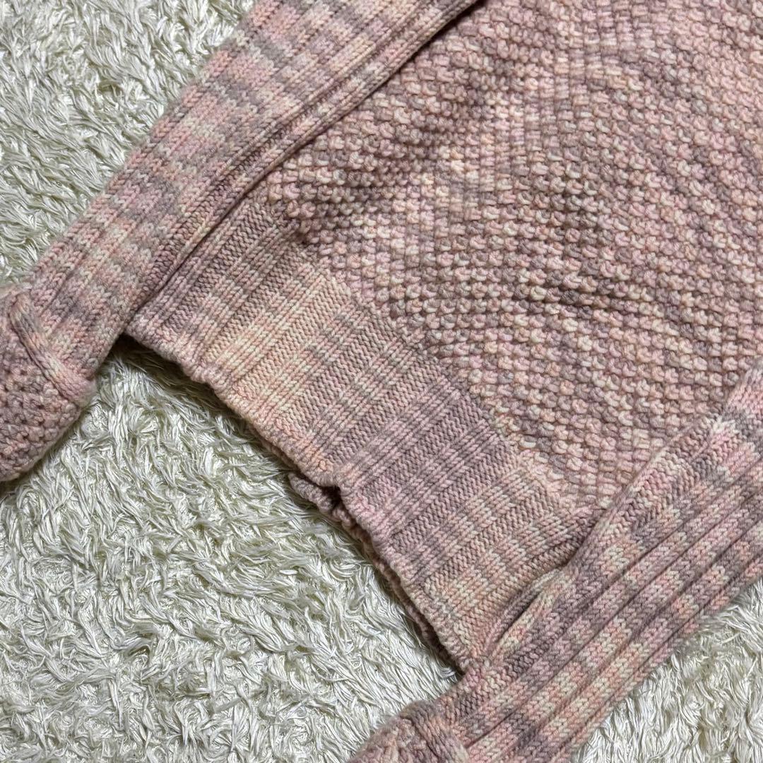 ミッソーニ 最高級 オレンジタグ ミンク カシミヤ ニットカーディガン イタリア