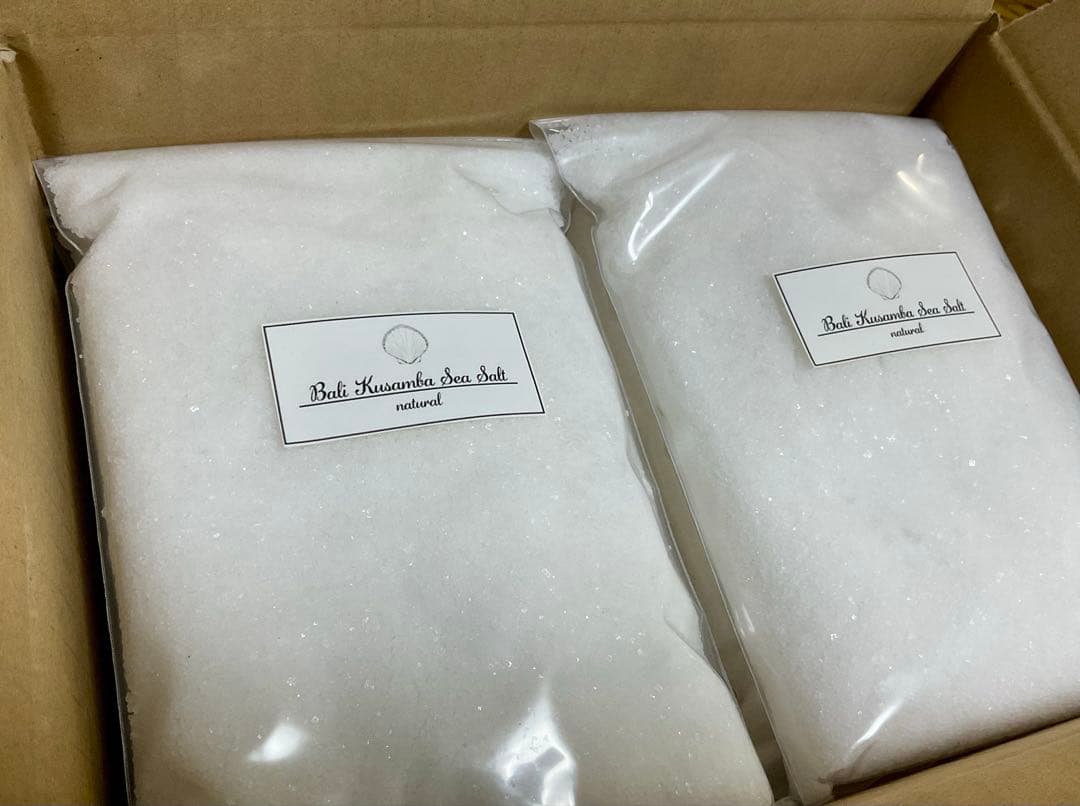 バリ島 クサンバの塩(完全天日塩)500g8袋【⭐️秋の感謝セール❣️】