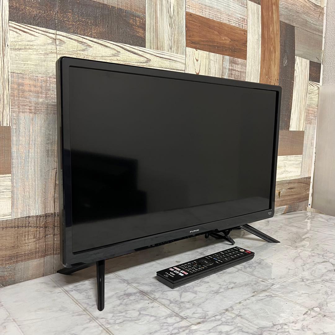 即日受渡❣️全国送料込半年前購入Funai Fire 液晶テレビ24V動画配信満載