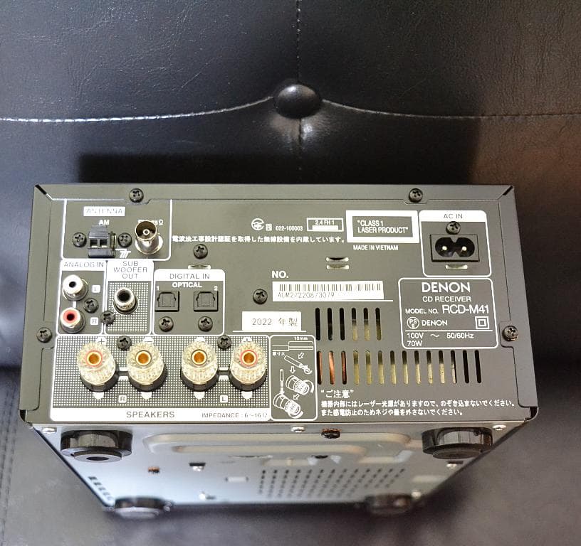 【美品】DENON RCD-M40 CDレシーバー Bluetooth機能搭載