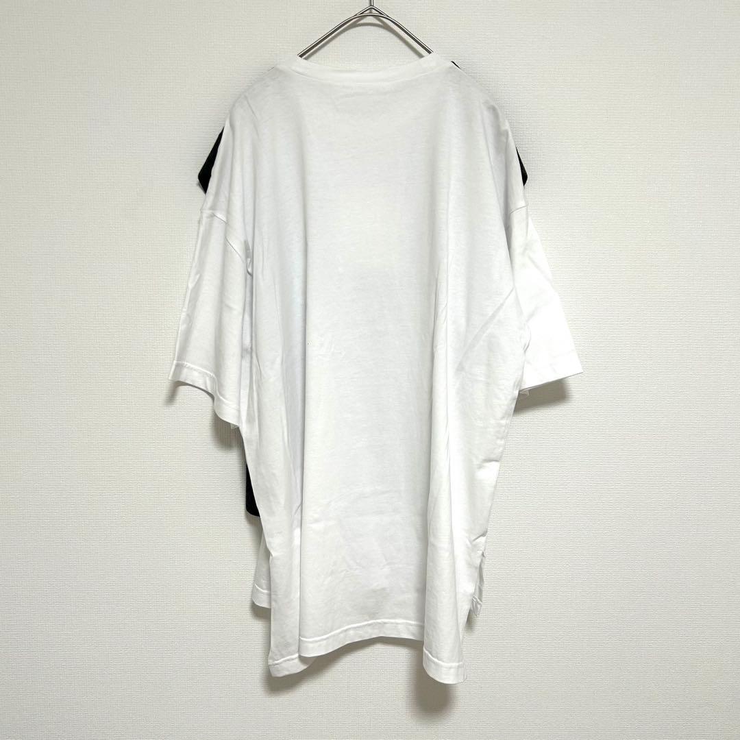 新品【内田理央さん着用】ENFOLD ニットドッキング レイヤード Tシャツ