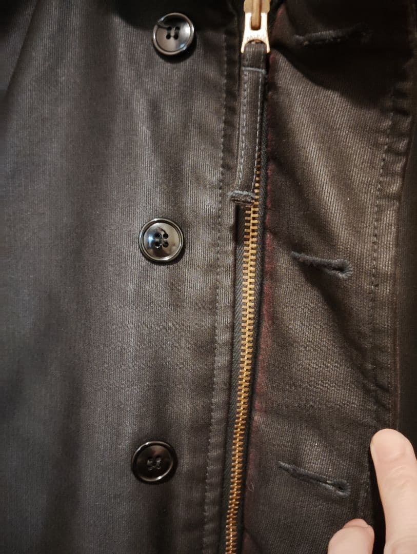 RADIALL U.S.NAVY アルパカウールボア N-1 デッキジャケット