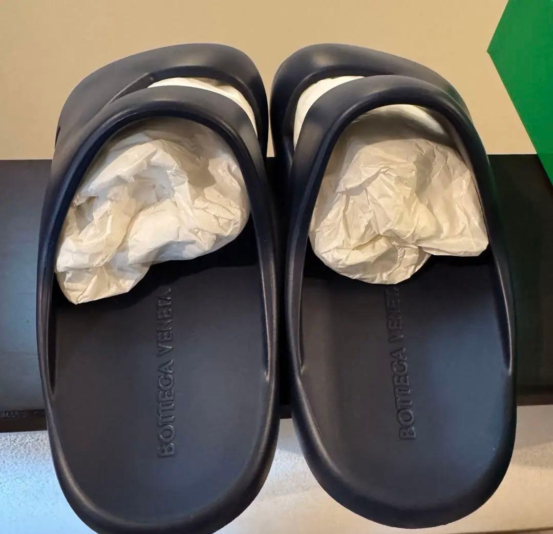 新品未使用　BOTTEGA VENETA ネイビー メンズ　サンダル　スリッパ