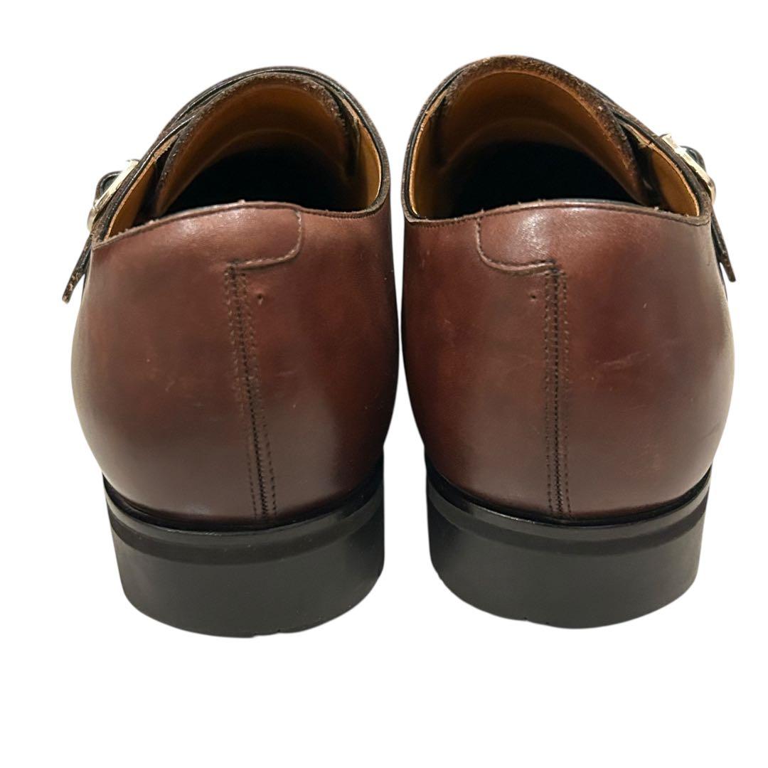 ASICS RUNWALK 革靴　ダブルモンクストラップ　ブラウン