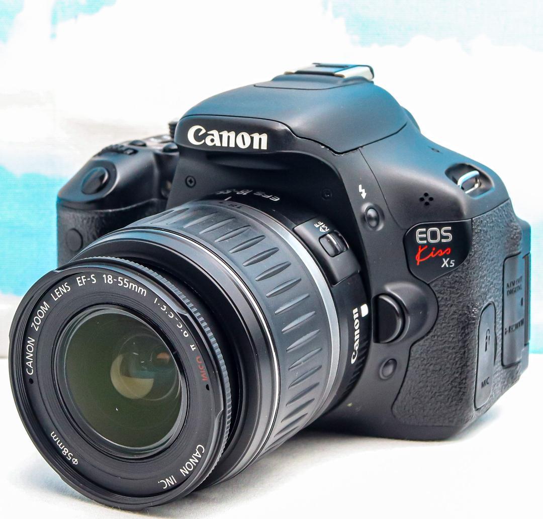 Canon キャノン Kiss X5⭐️スマホに送れる⭐️自撮りラクラク一眼レフ