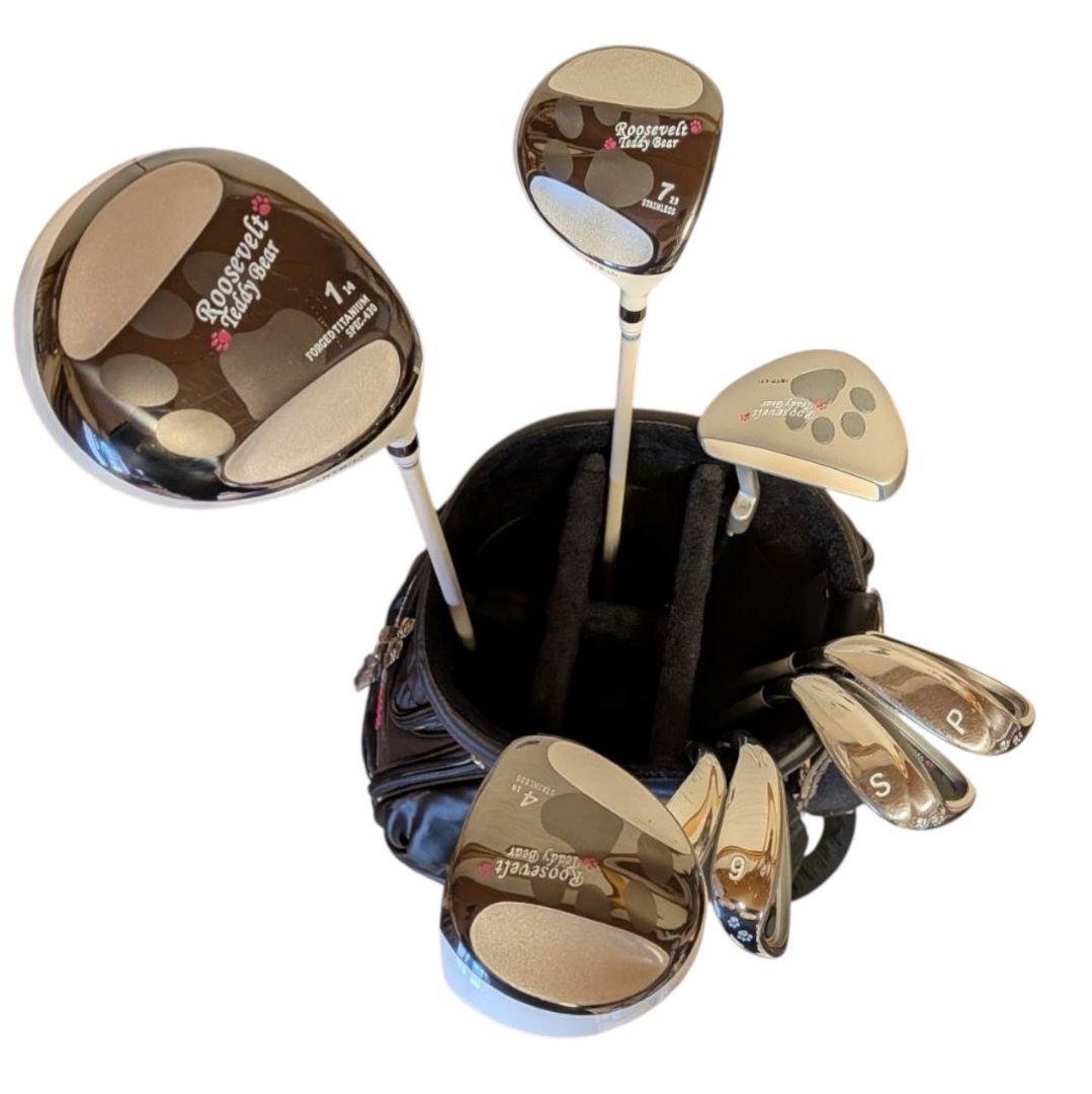 ルーズベルトテディベア レディース ゴルフクラブ 8本セット 初心者向け