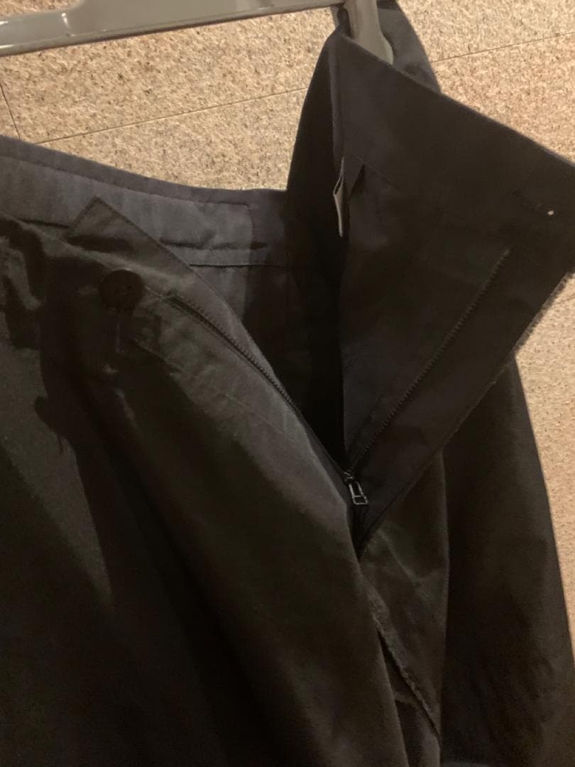 IM MEN 黒 ナイロンサルエルパンツ サイズ2 LA41FF122