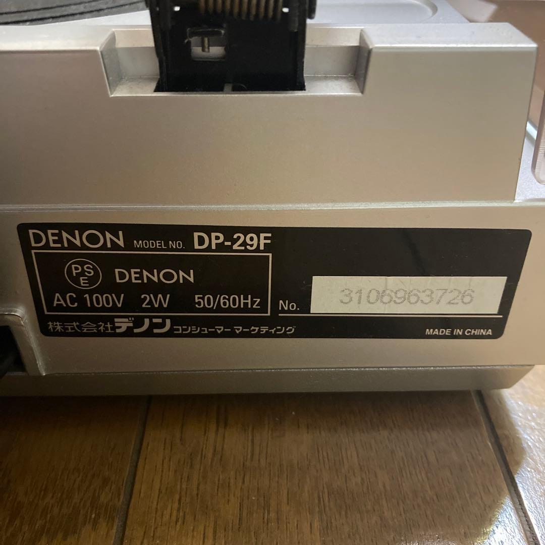 レコードプレーヤー DENON デノン DP-29F