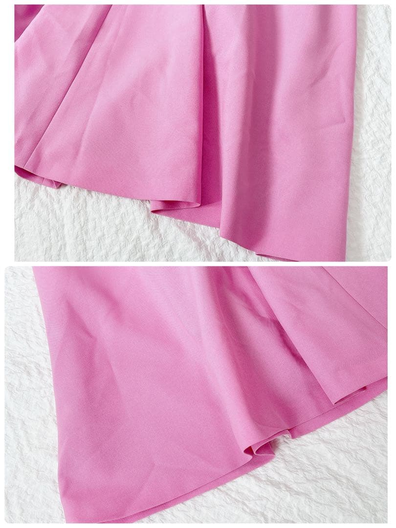 24ss✨ ADORE ハイツイストドライクロスワンピース　ロング　ピンク　38