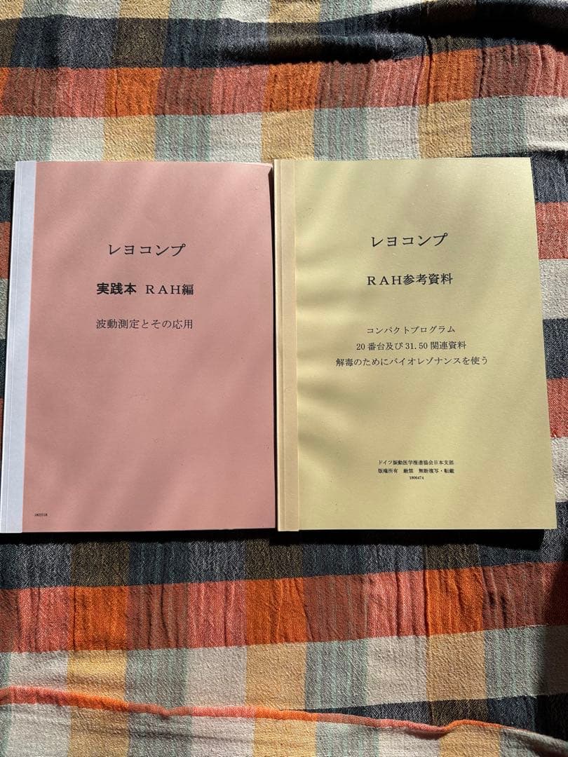 レヨコンプPS10 用　実践本・参考資料コンパクトプログラム明細　RAH編