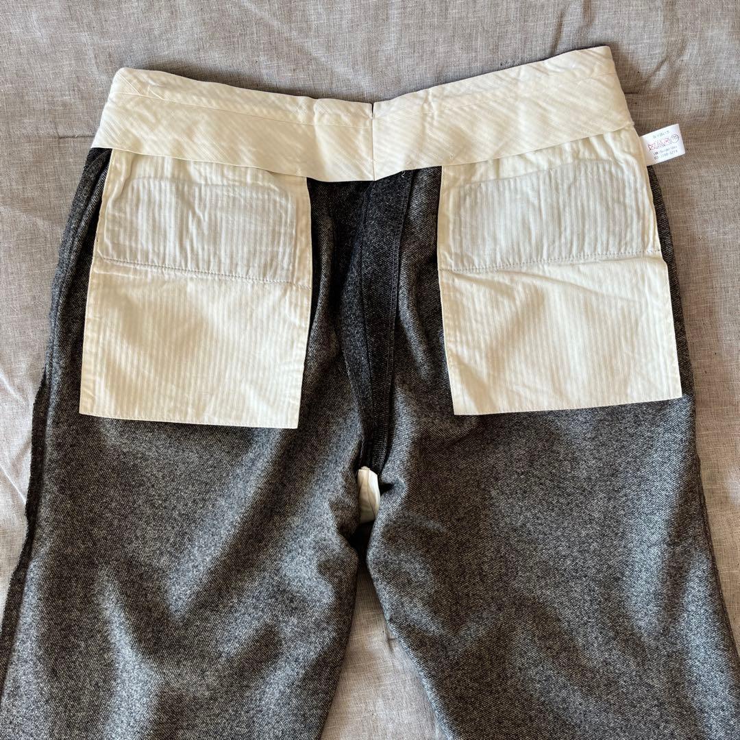 Rota ロータ ウール フランネル スラックス ダークグレー 44