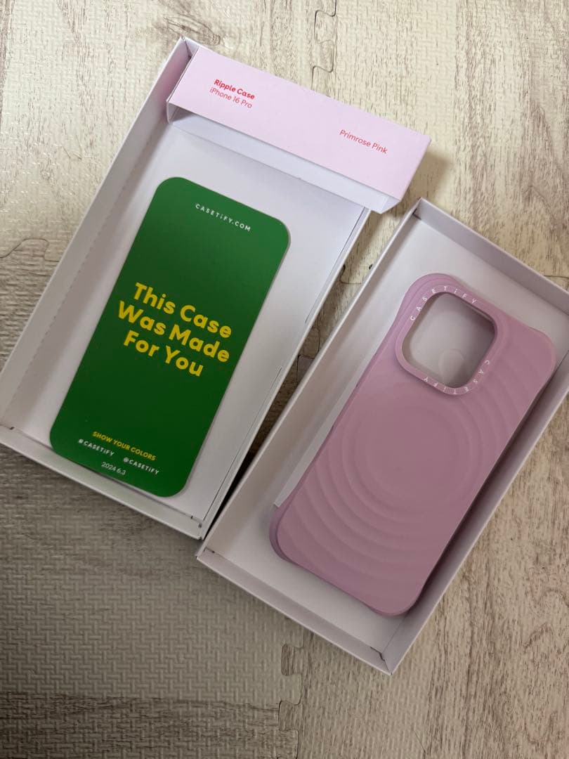 CASETiFY ウェーブ シリコンケース　iphone16proケース