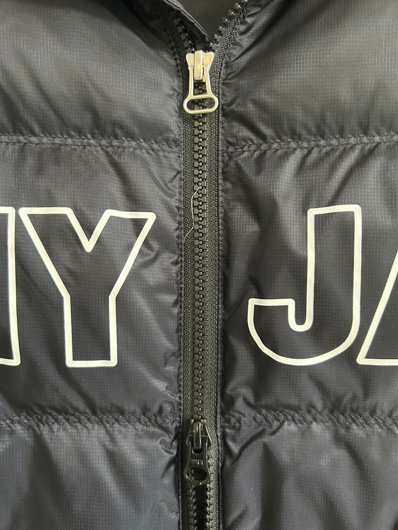 美品 Jack Bunny!! ロゴ入りダウンジャケット サイズ1 ブラック