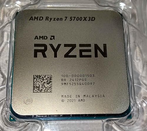 極上中古◯完動品　AMD RYZEN 7 5700X3D