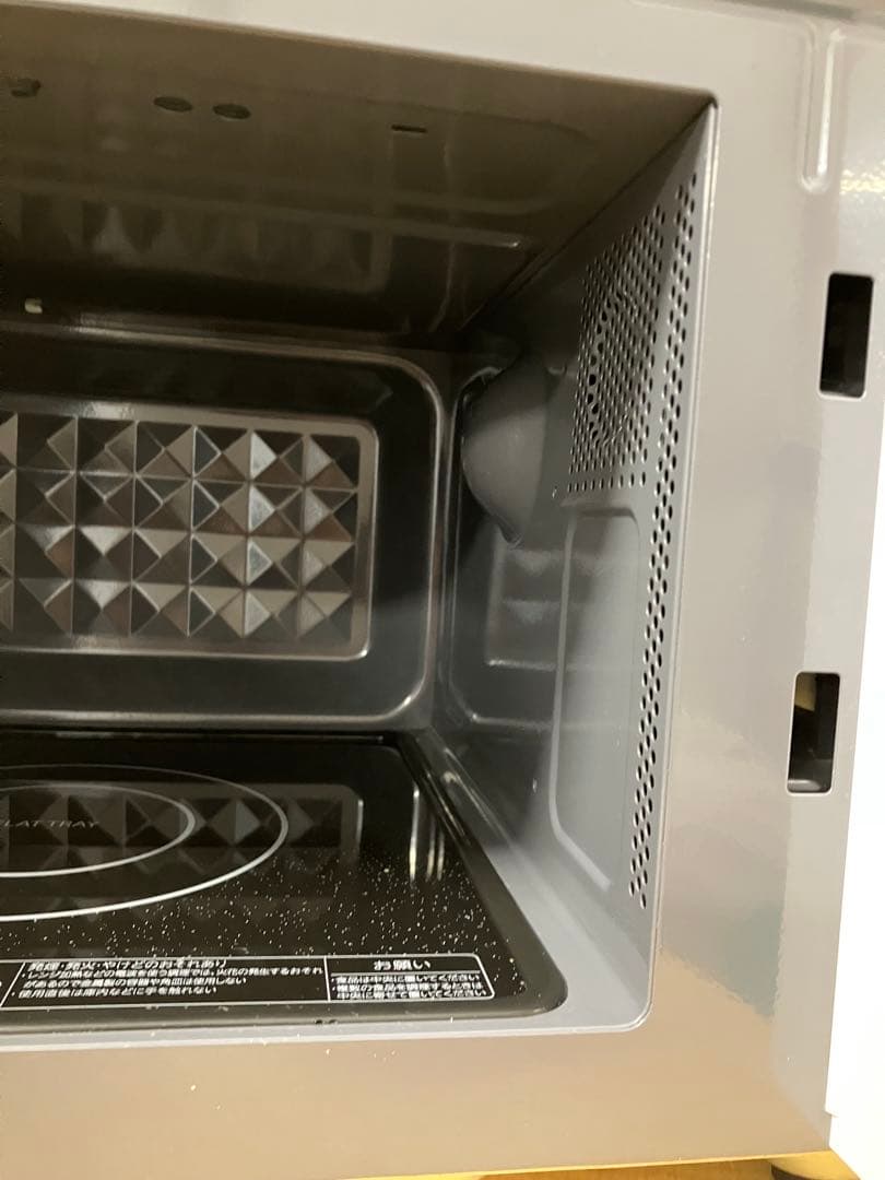 美品 TOSHIBA 2023年製　単機能 電子レンジ ホワイト 庫内フラット