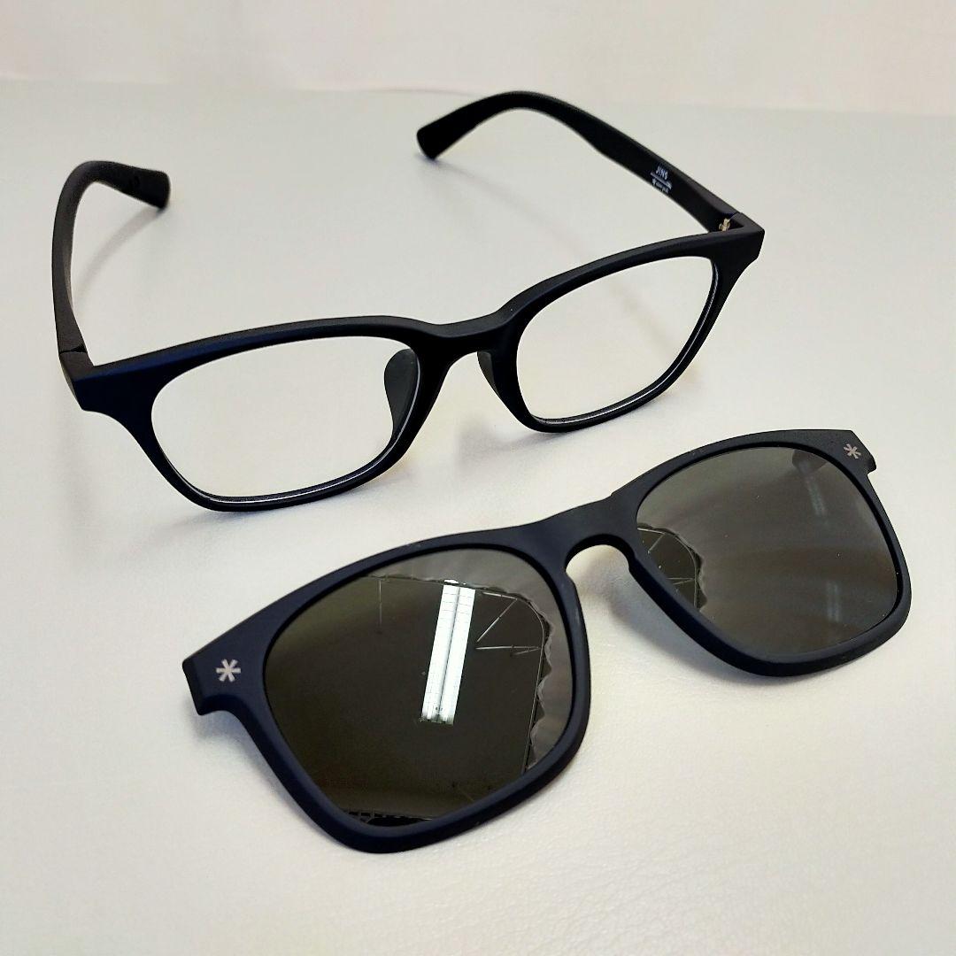 【美品】限定品 スノーピーク JINSメガネコラボ ブラック サングラス兼用