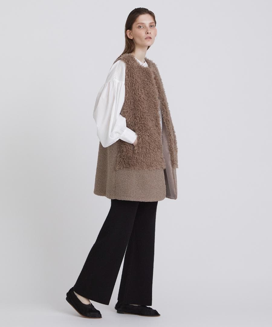 HOUSE OF LOTUS ボアオーバーサイズジレ