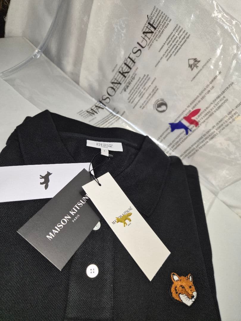 MAISON KITSUNE ポロシャツ PM00209KP0002 Lサイズ