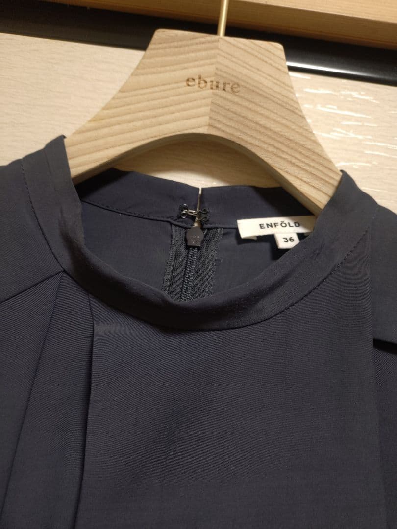 ✿　エンフォルド　2024ss　A-LINE HIDDEN ARM DRESS