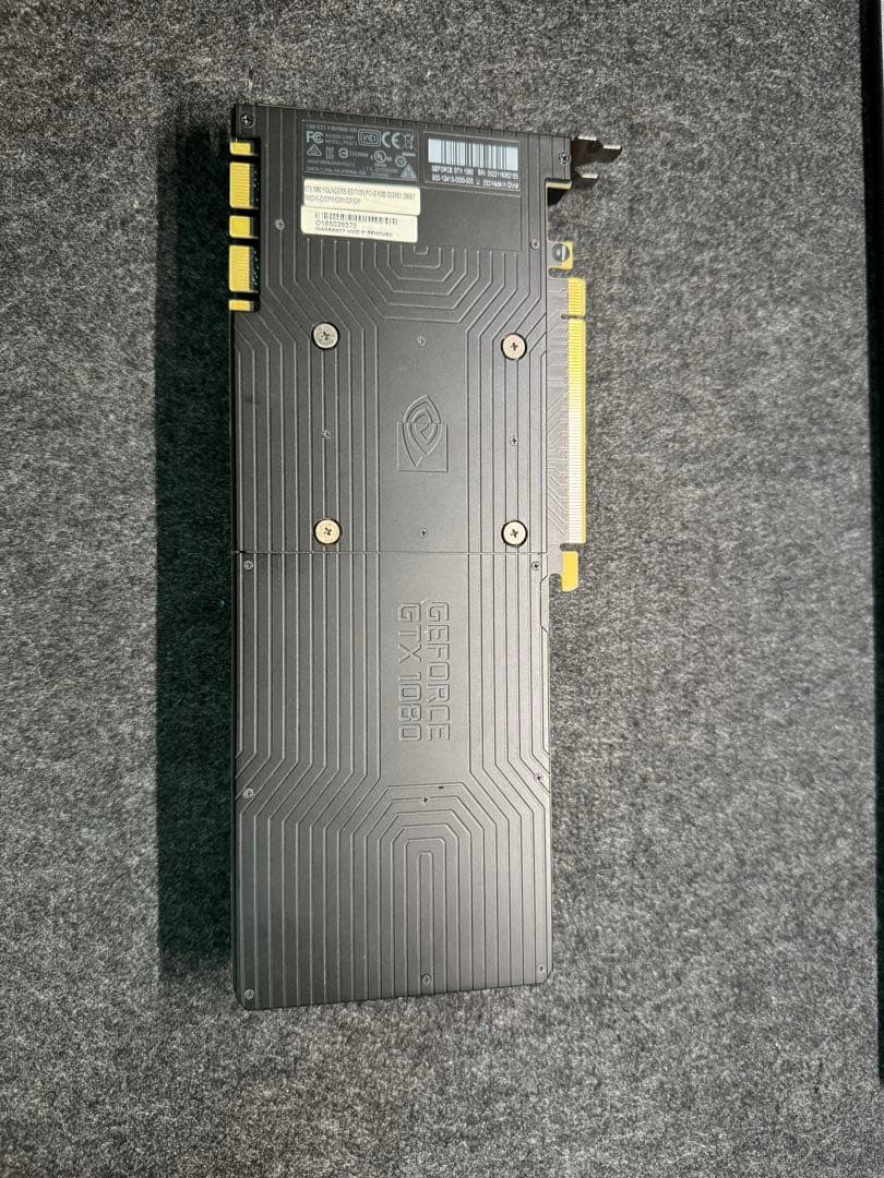 グラフィックボード・グラボ・ビデオカード GTX 1080 founders edition