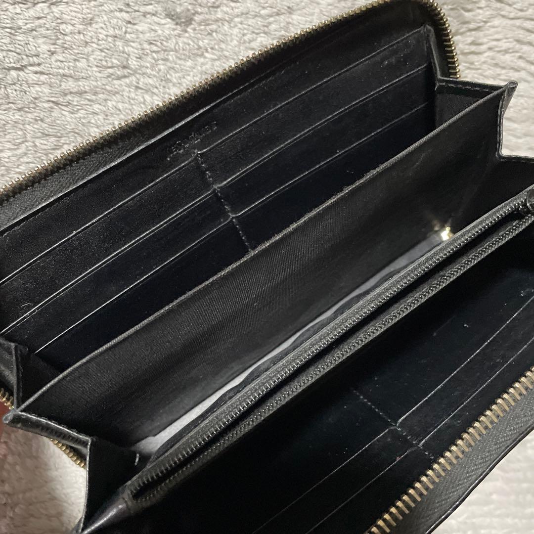 イヴサンローラン 長財布 エナメル