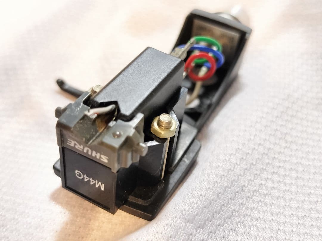値下げ中 SHURE M44G カートリッジ　Technicsヘッドシェル