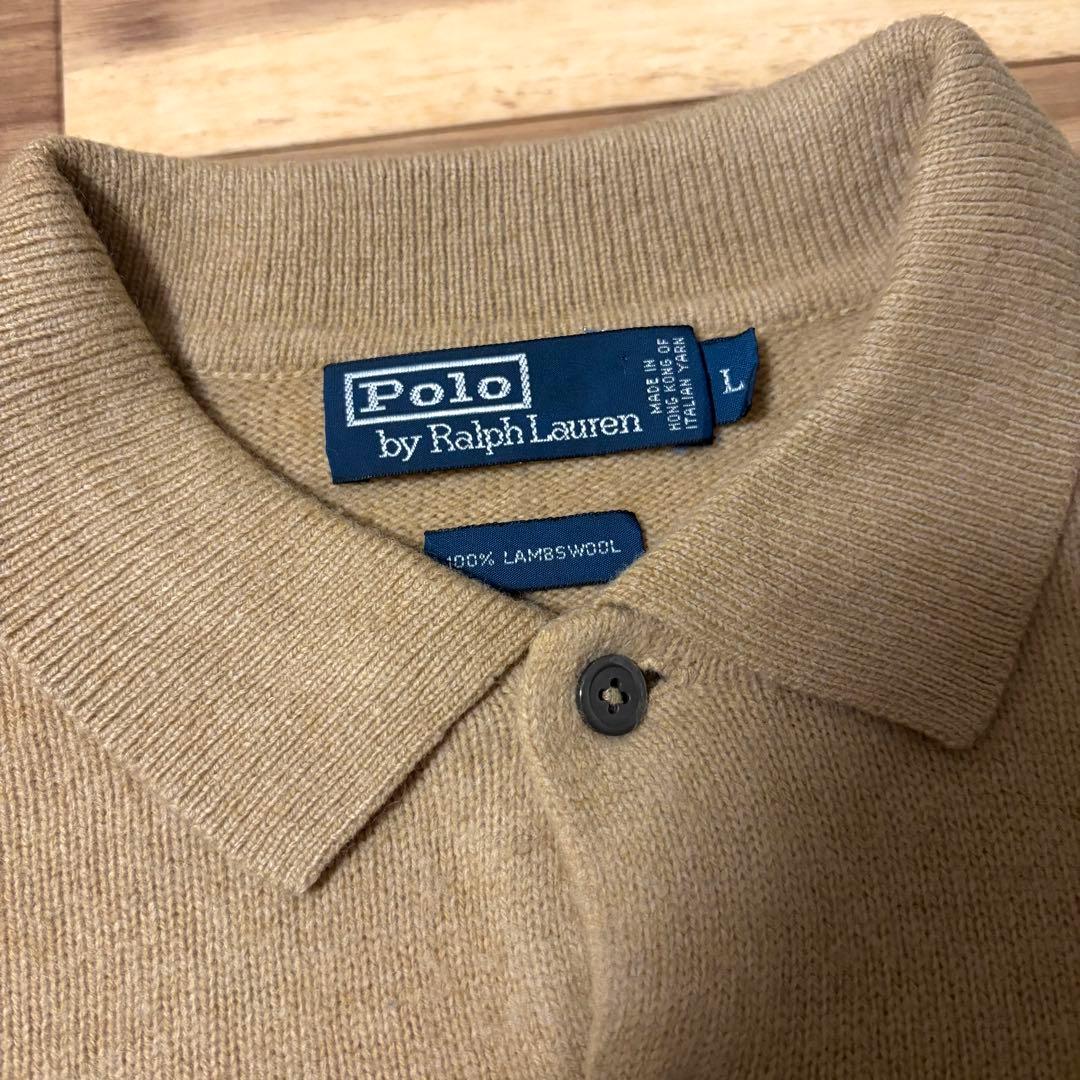 に*ん様 Polo by Ralph Lauren ポロニット ニットポロ ラム