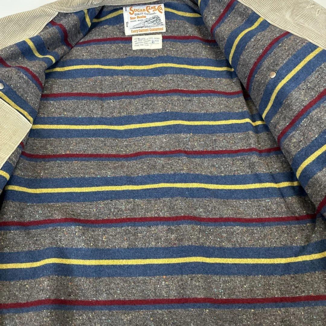 SUGAR CANE シュガーケーン　コーデュロイワークコート　42