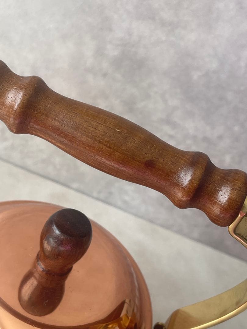 未使用　島本製作所　銅製槌目 コッパーケトル 1.6L