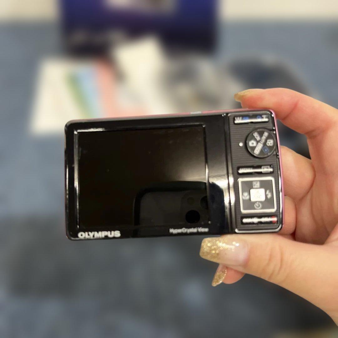 OLYMPUS μ-7010 ピンク デジタルカメラ