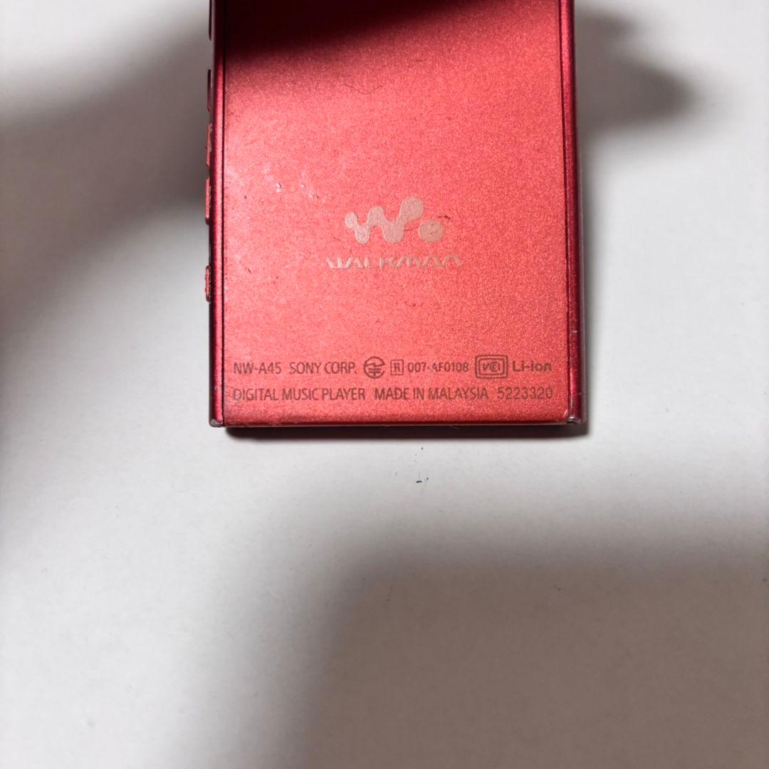 SONY WALKMAN NW-A45 ウォークマン ハイレゾ 赤 SONY　ソ