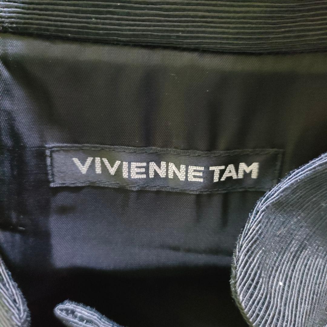 ヴィヴィアンタム シフォンヴェールに包まれたコート レース装飾