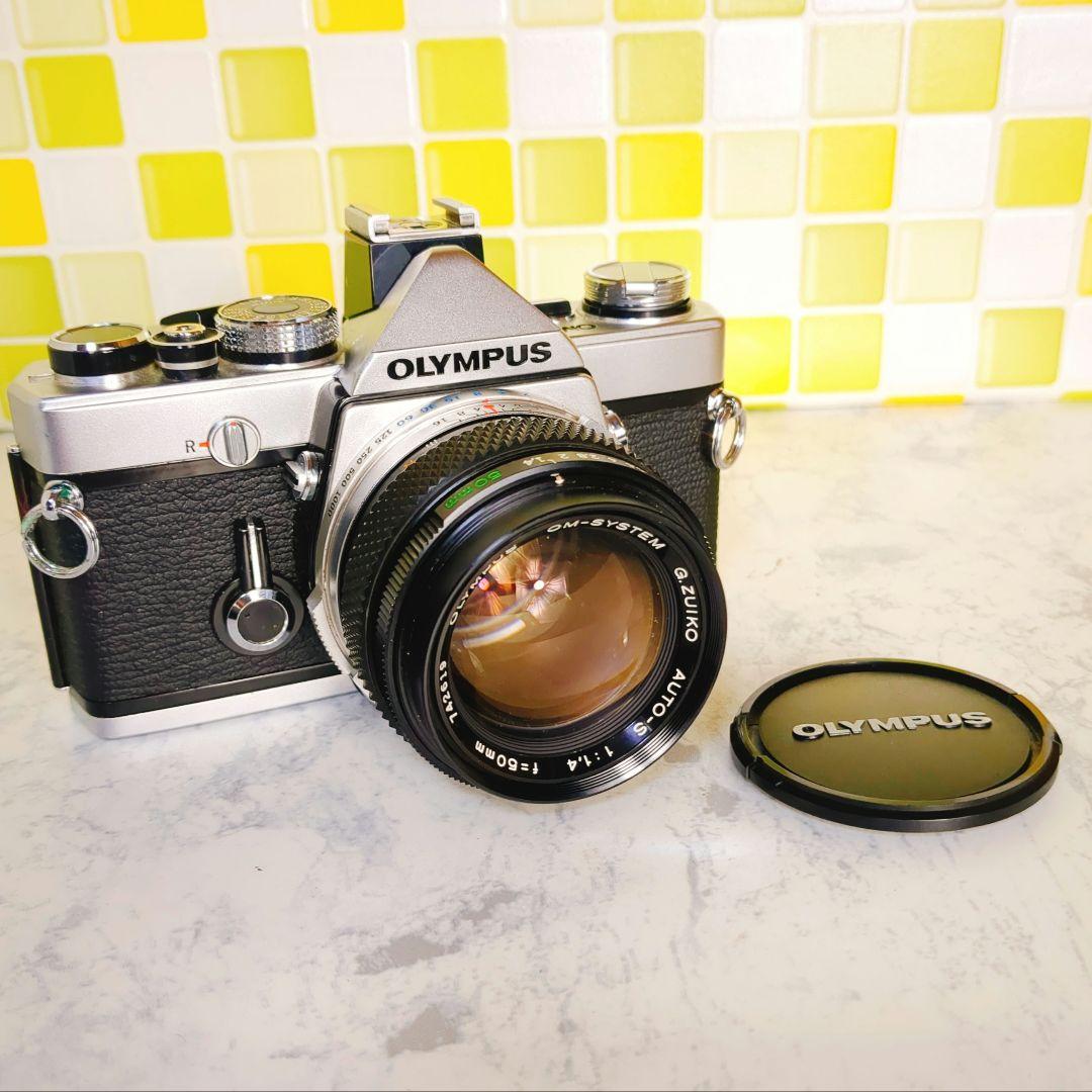 ★完動品★ OLYMPUS OM-1N 一眼レフ 　フィルムカメラ セット